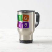Big Sis Tasse - wählen Sie Stil & Farbe (VorderseiteRechts)