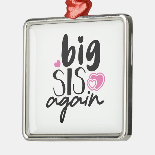 Big Sis Wieder Ornament Aus Metall (Links)