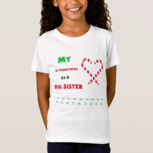 Big Sister 1. Weihnachten T-Shirt