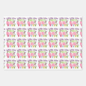 Big Sister 2024 - Kleine Miss Best Big Sis Geschenkpapier Set (Vorderseite)