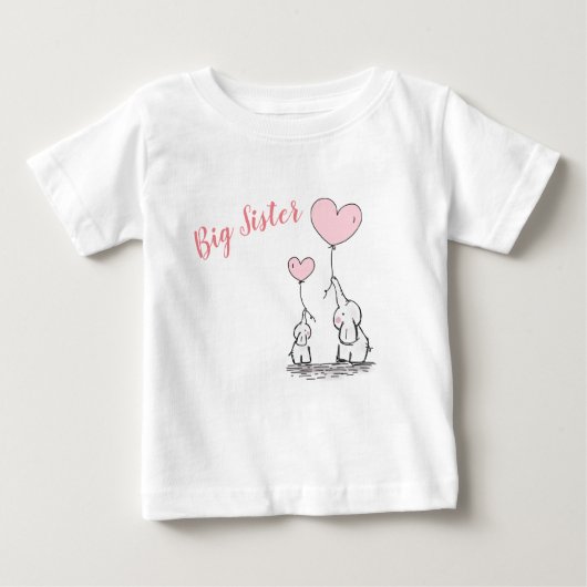 Big Sister Baby T - Shirt (Vorderseite)