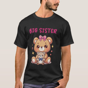 Big Sister Baby Teddy Kinderbär Adortable Niedlich T-Shirt