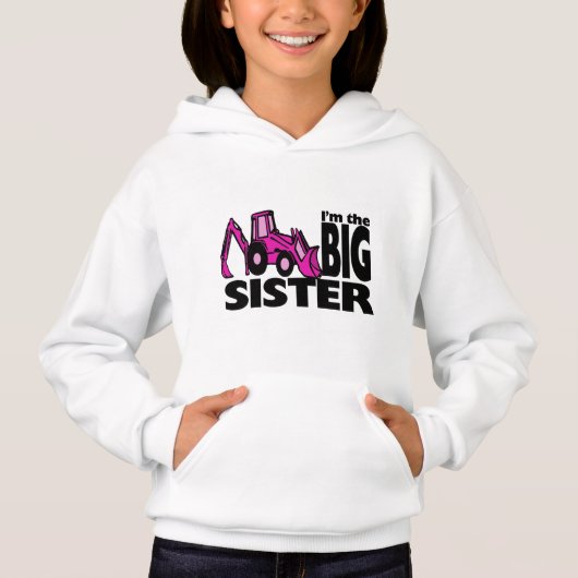 Big Sister Backhoe Hoodie (Vorderseite)