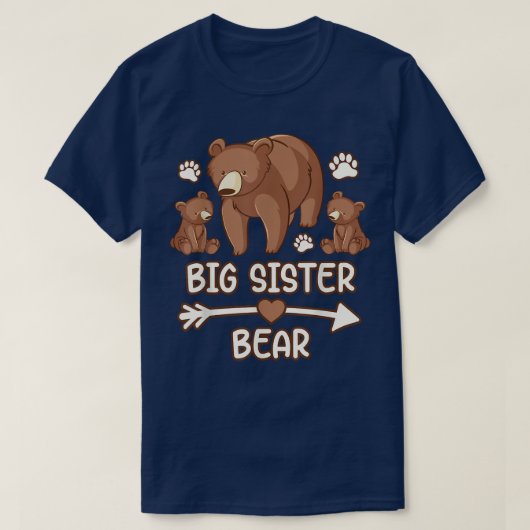 big sister bear 2 cub shirt, big sister bear shirt (Design vorne)
