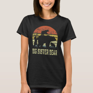 Big Sister Bear Matching Family Cub 3 Kinder Mutte T-Shirt