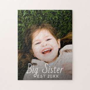Big Sister Big Brother New Sibling Birth Foto Puzzle