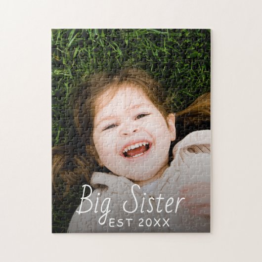 Big Sister Big Brother New Sibling Birth Foto Puzzle (Vertikal)
