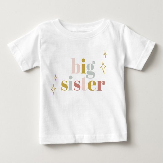 Big Sister Boho Rainbow Shirt (Vorderseite)
