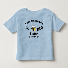 Big Sister Bumble Bee and Love it Blue T - Shirt