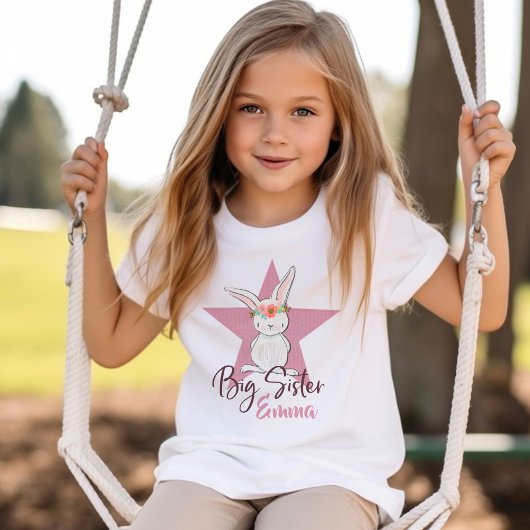 Big Sister Bunny  T-Shirt