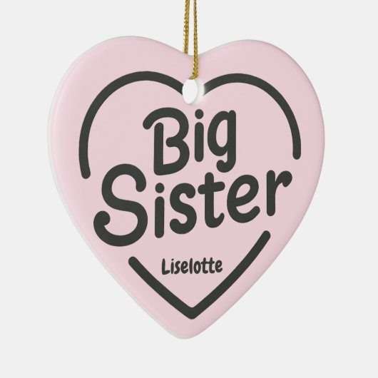 Big Sister Celebration Ornament (Rechts)