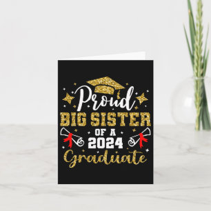 Big Sister Cl von 2024 Graduate Senior Abschluss Karte