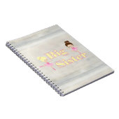Big Sister Dancing Ballerina Notizblock (Rechte Seite)