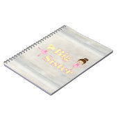 Big Sister Dancing Ballerina Notizblock (Linke Seite)