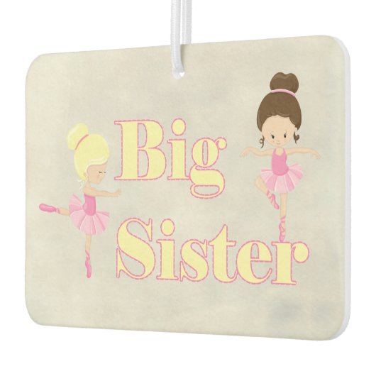 Big Sister Dancing Ballerina Sibling Autolufterfrischer (Links)