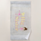 Big Sister Dancing Ballerina Strandtuch (Vorderseite)