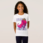 Big Sister Dinosaur T-Shirt (Vorne ganz)