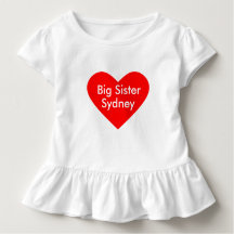Big Sister Dress personalisieren mit Namen