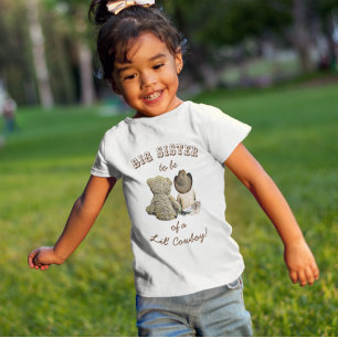 Big Sister, ein Lil' Cowboy & Teddy Bär zu sein T-Shirt