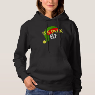 Big Sister Elf Matching Family Group Weihnachtsfei Hoodie
