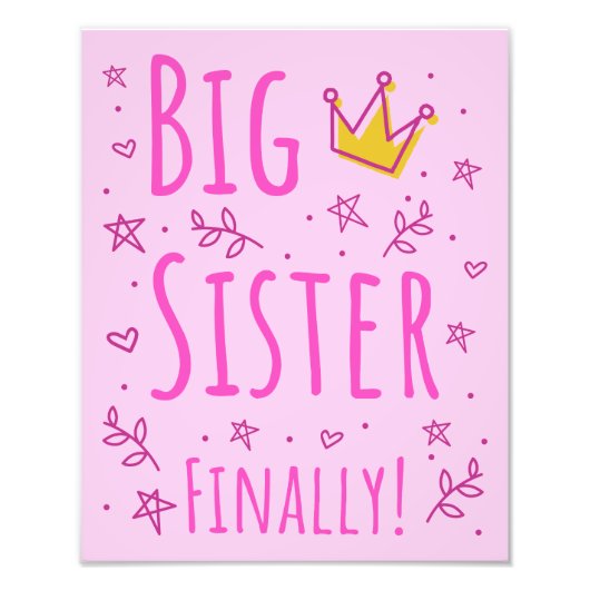 Big Sister Endlich III Fotodruck (Vorne)
