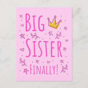 Big Sister Endlich III Postkarte