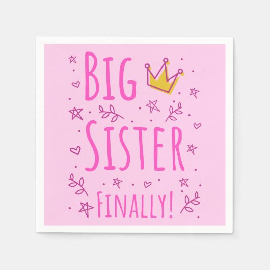 Big Sister Endlich III Serviette (Vorderseite)