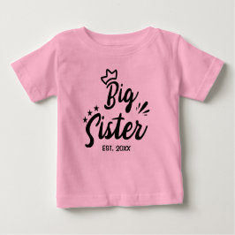 Big Sister EST 2021, Schwangerschaft offenbart Baby T-shirt