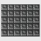 Big Sister Extraordinaire Geschenkpapier (Flach)