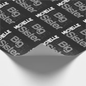 Big Sister Extraordinaire Geschenkpapier (Ecke)