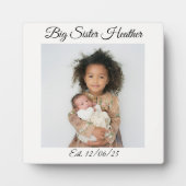 Big Sister Fotoplatte (Vorderseite)