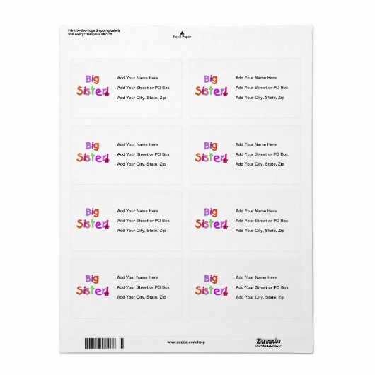 Big Sister Geschenke (Vorne)