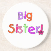 Big Sister Geschenke Getränkeuntersetzer (Vorne)