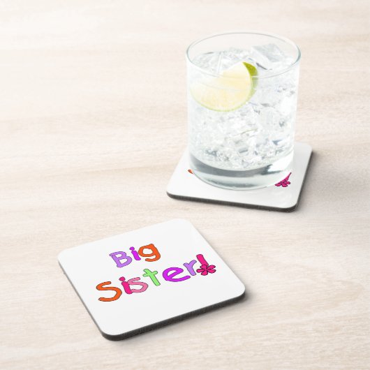 Big Sister Geschenke Getränkeuntersetzer (Rechte Seite)