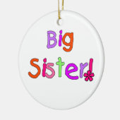 Big Sister Geschenke Keramikornament (Links)