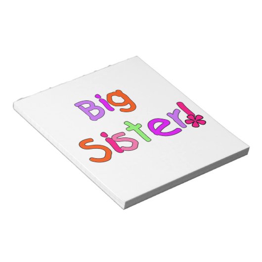 Big Sister Geschenke Notizblock (angewinkelt)