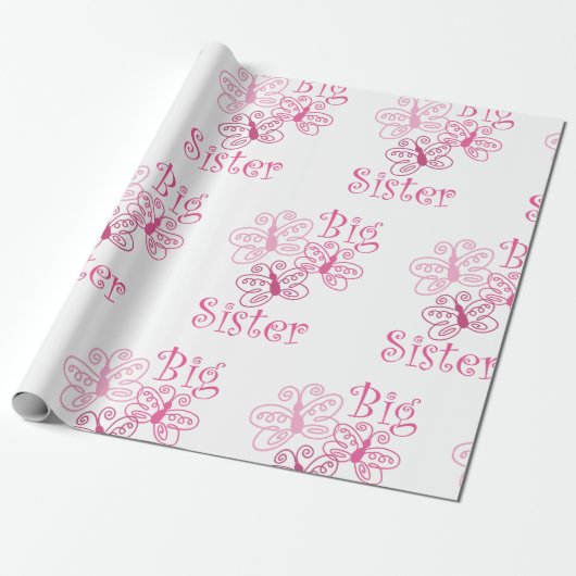 Big Sister Geschenkpapier (Ungerollt)