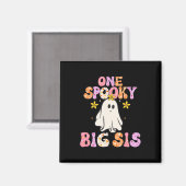 Big Sister Halloween Eine Spooky Big Sister Announ Magnet (Vorderseite/Rückseite)