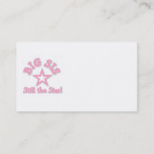 Big Sister immer noch die Sternengeschenke Visitenkarte (Rückseite)