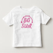 Big Sister Kleinkind T-shirt (Vorderseite)