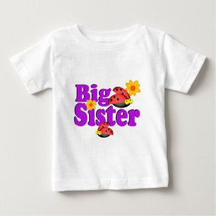 Big Sister Ladybug Baby T-shirt