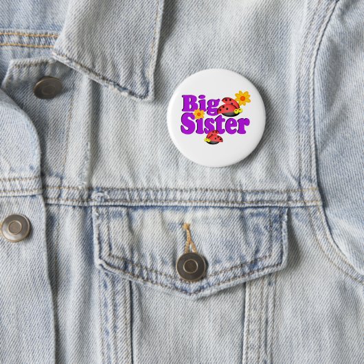 Big Sister Ladybug Button (Beispiel)