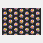 Big Sister Liebe - Sibling Bonding Fox Geschenkpapier Set (Vorderseite)