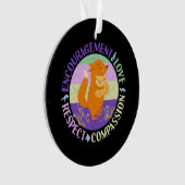 Big Sister Liebe - Sibling Bonding Fox Ornament (Vorderseite)