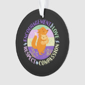 Big Sister Liebe - Sibling Bonding Fox Ornament (Vorderseite)