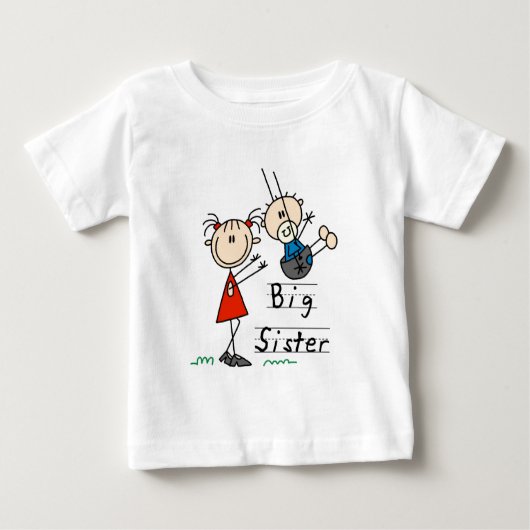 Big Sister Little Brother T - Shirt und Geschenke (Vorderseite)