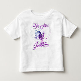 Big Sister Little Sister Orchid Kleinkind T-shirt