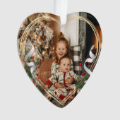 Big Sister Little Sister Sibling Liebe Foto Ornament (Vorderseite)