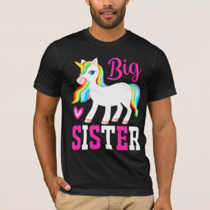 Big Sister Magical Unicorn mit Rainbow Mane & Schw T-Shirt