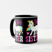 Big Sister Magical Unicorn mit Rainbow Mane & Schw Tasse (Vorderseite Links)